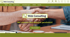 Desktop Screenshot of fx-web.de